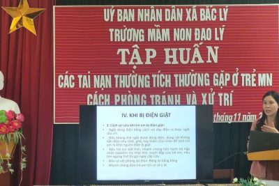 Tập huấn chuyên môn: tai nạn thương tích thường gặp ở trẻ Mn và cách xử lý