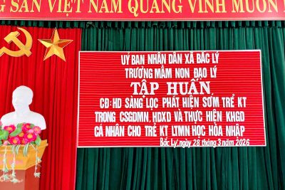 Tập huấn  chuyên đề hướng dẫn sàng lọc phát hiện sớm trẻ khuyết tật trong CSGDMN… Năm học 2025-2026