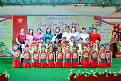 Giao lưu văn nghệ “Việt Nam trong tim em” giữa các trường mầm non trong xã Bắc Lý